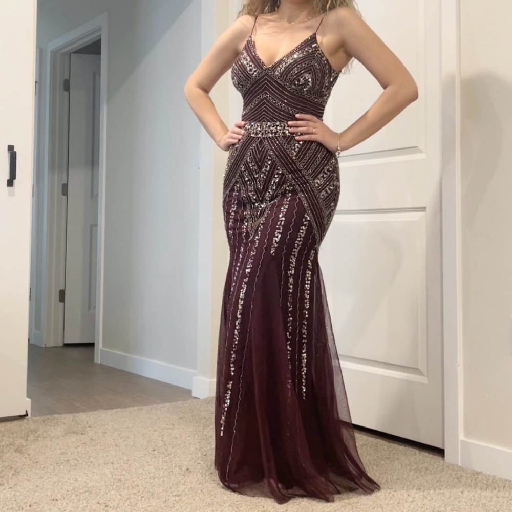 Dark Violet Gown